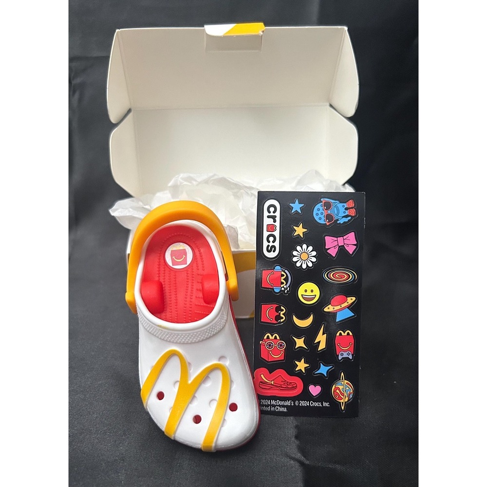 McDonald's x Crocs Mini Clog Keychain: Golden Arches Asia Exclusive (2024)